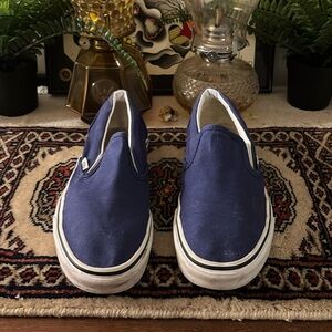 Vans slip on blue size 8.5